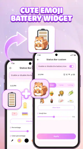 Emoji Battery Icon Customize