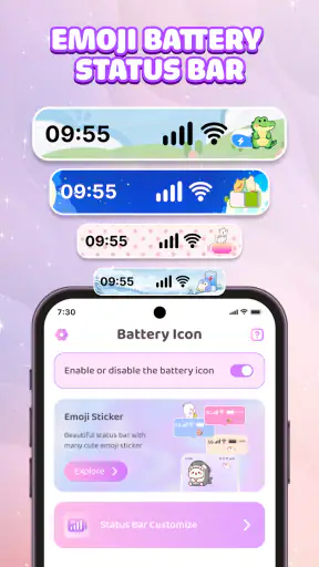 Emoji Battery Icon Customize