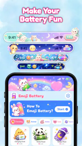 Emoji Battery Icon & Widget