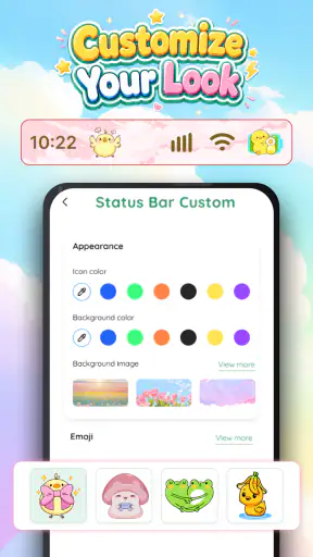 Emoji Battery: Status Bar Max