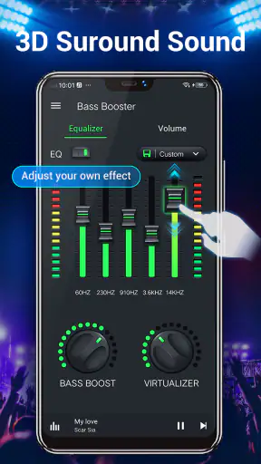 Equalizer -Bas Pendorong & Vol