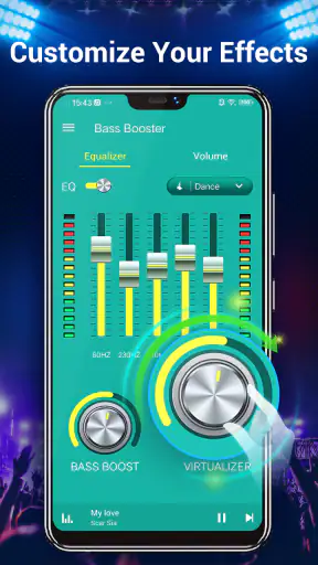 Equalizer -Bas Pendorong & Vol