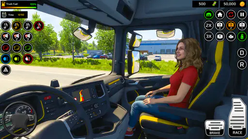 Euro Truck 3D Game Simulator