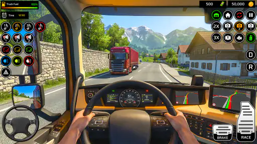 Euro Truck 3D Game Simulator