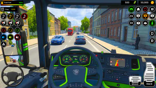 Euro Truck 3D Game Simulator