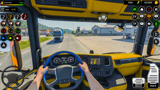 Euro Truck 3D Game Simulator