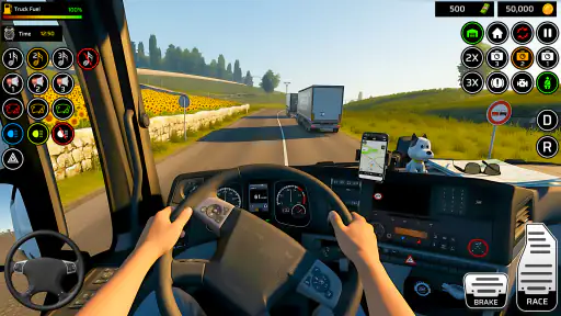 Euro Truck 3D Game Simulator