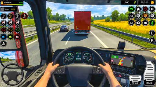 Euro Truck 3D Game Simulator