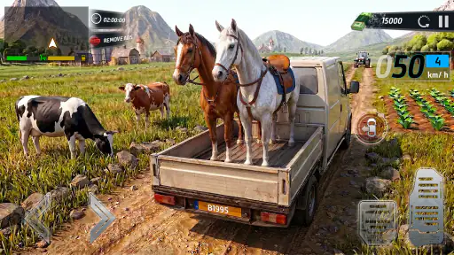 Farm Animal Cargo Truck Games