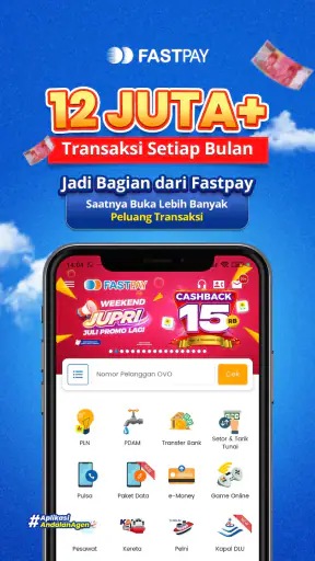 Fastpay: Agen Pulsa PPOB Tiket