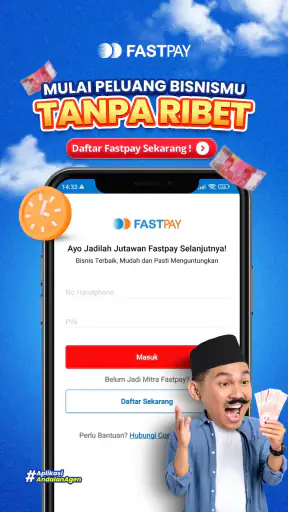 Fastpay: Agen Pulsa PPOB Tiket