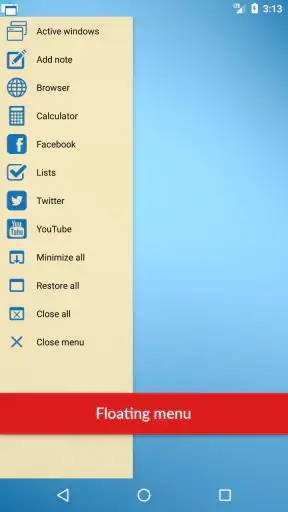 Floating Apps (multitasking)