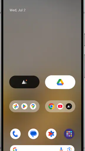 Folder Widget - Large Folders