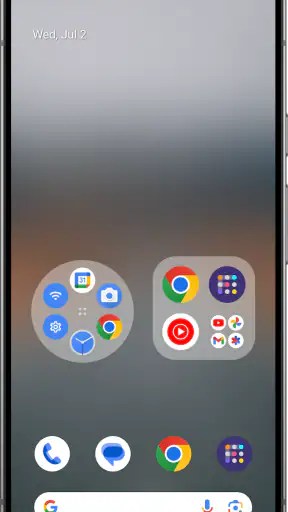 Folder Widget - Large Folders
