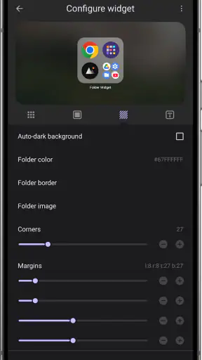 Folder Widget - Large Folders