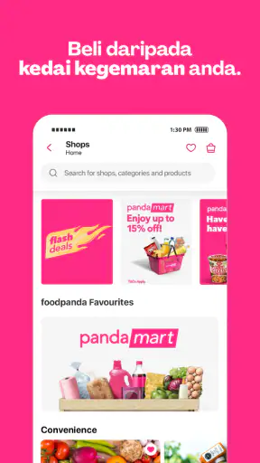 foodpanda: makanan dan runcit