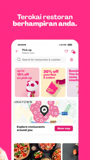 foodpanda: makanan dan runcit