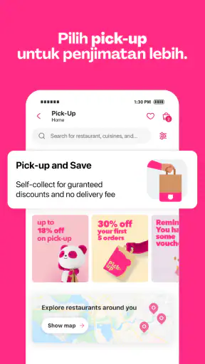 foodpanda: makanan dan runcit