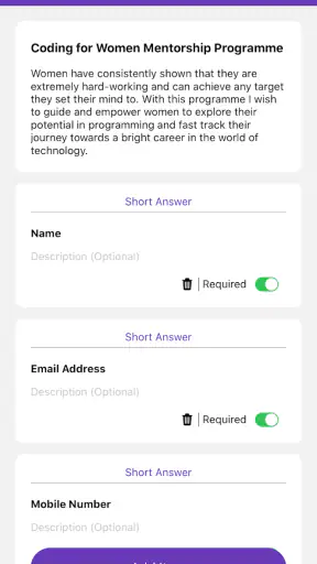 FormsApp - Manage your Forms