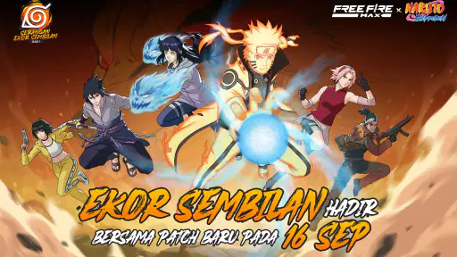 Free Fire MAX x NARUTO