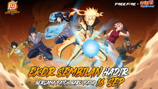 Free Fire x NARUTO SHIPPUDEN