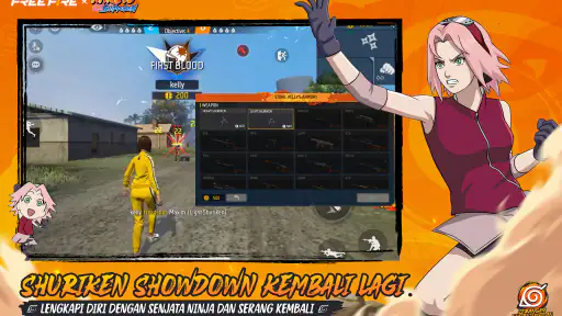 Free Fire x NARUTO SHIPPUDEN