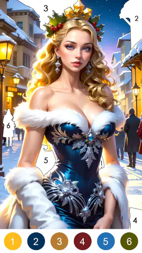 Game Mewarnai Gaun Putri