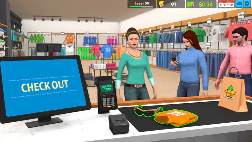 Garments Shop - Simulator Game