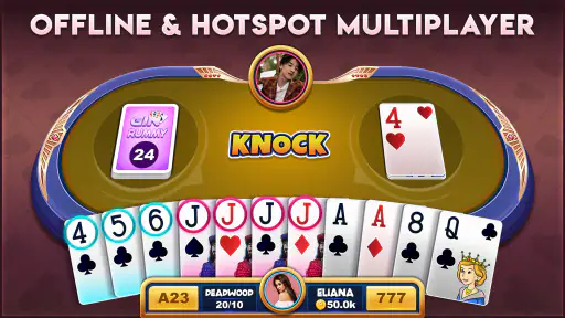 Gin Rummy Offline Classic Game