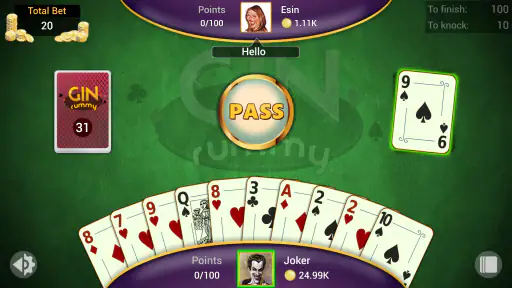 Gin Rummy - Remi Offline