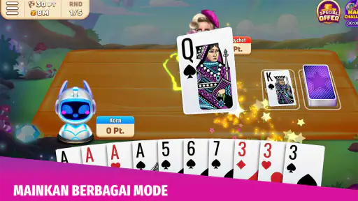 Gin Rummy Stars - Main Kartu