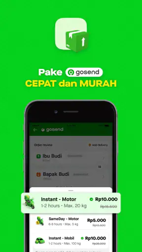 Gojek - Transportasi & Makanan