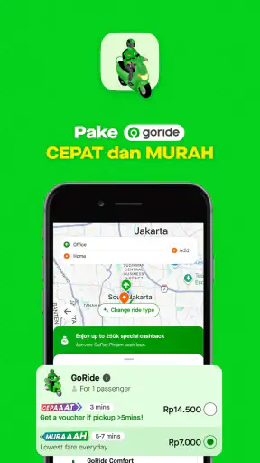 Gojek - Transportasi & Makanan