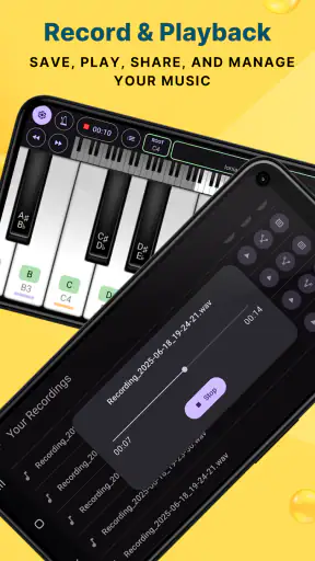 Grand Piano and Keyboard
