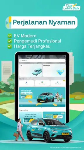 Green SM: Taksi 100% Listrik
