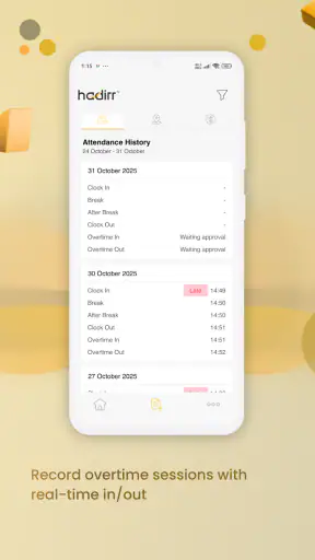 Hadirr | Clock In, Track Sales