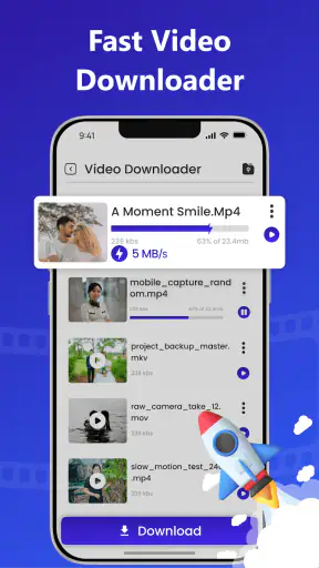 HD Video Downloader & Launcher