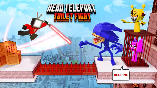 Hero Teleport: Toilet Fight