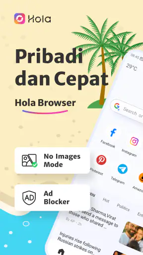 Hola-Peramban web Browser
