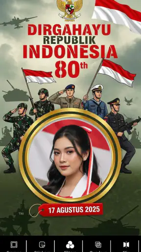 HUT RI ke-80 Photo Frames