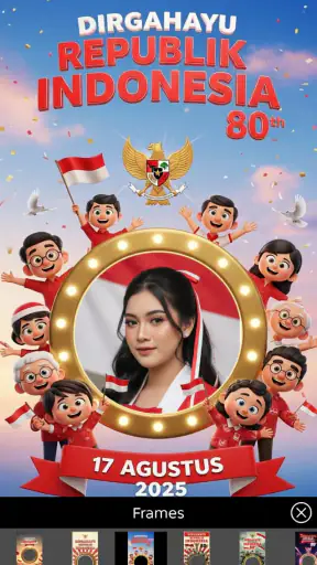 HUT RI ke-80 Photo Frames