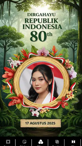 HUT RI ke-80 Photo Frames