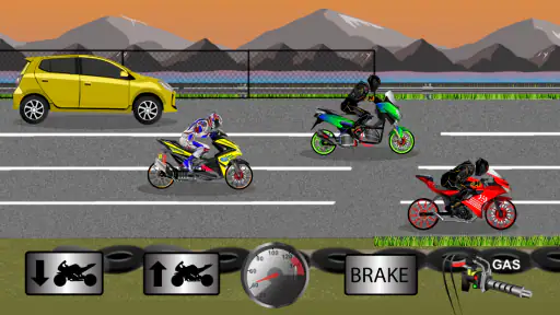 Indonesia Drag Bike Racing