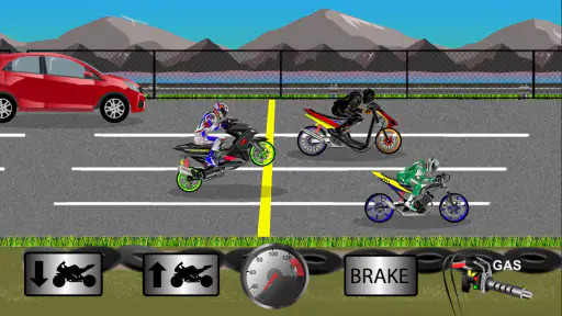 Indonesia Drag Bike Racing