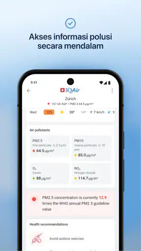 IQAir AirVisual Kualitas udara