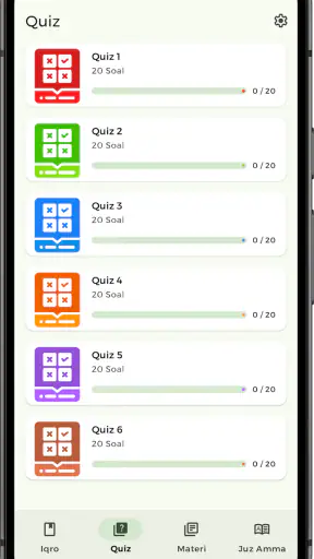 Iqro Lengkap 1—6 Latin & Audio