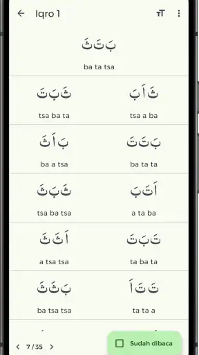 Iqro Lengkap 1—6 Latin & Audio