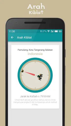 Jadwal Sholat, Kiblat & Adzan