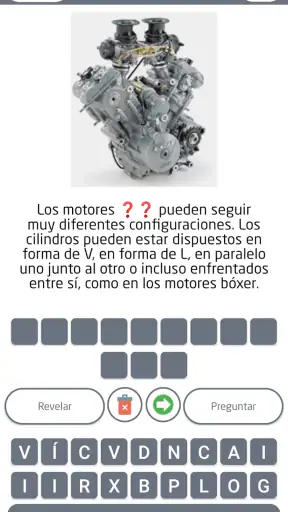 Juego de mecánica de motos