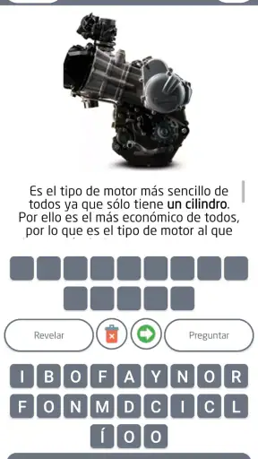 Juego de mecánica de motos